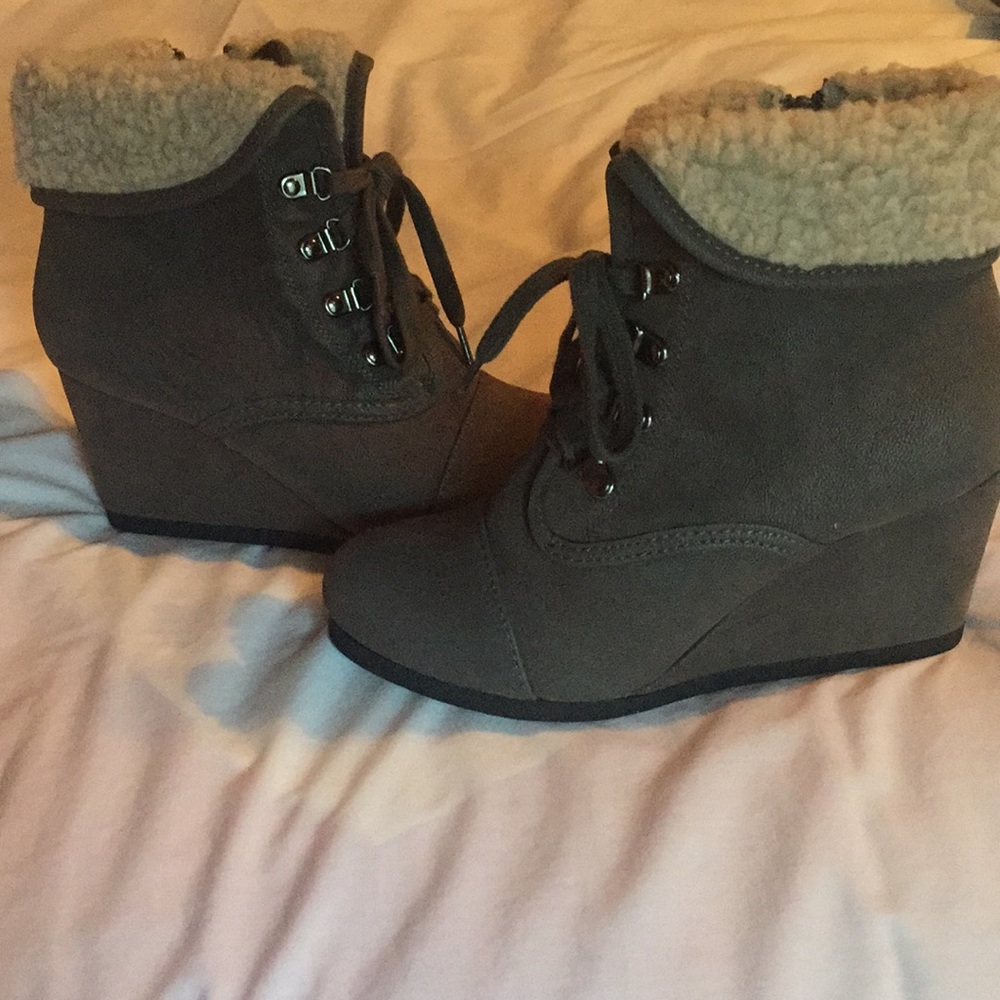 Wedge Booties